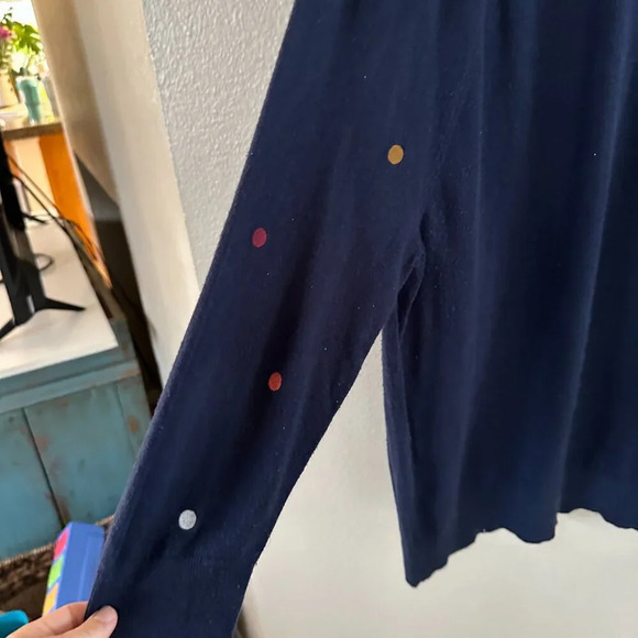 Loft Navy Blue Sweater Size X-Large‎ - Picture 6 of 6